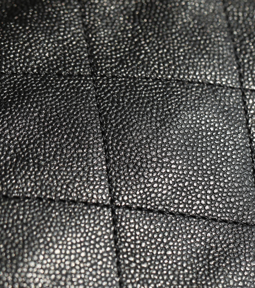 Chanel Double Pocket Hobo Bag Black Caviar Brushed Gold Hardware