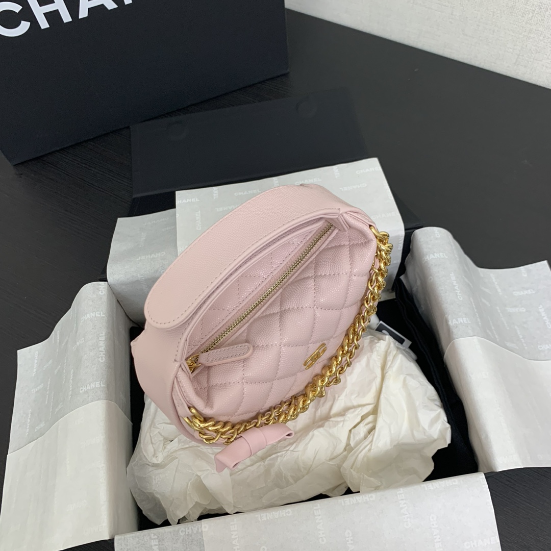 CHANEL Lambskin Quilted Clutch Flap Blue 1531839