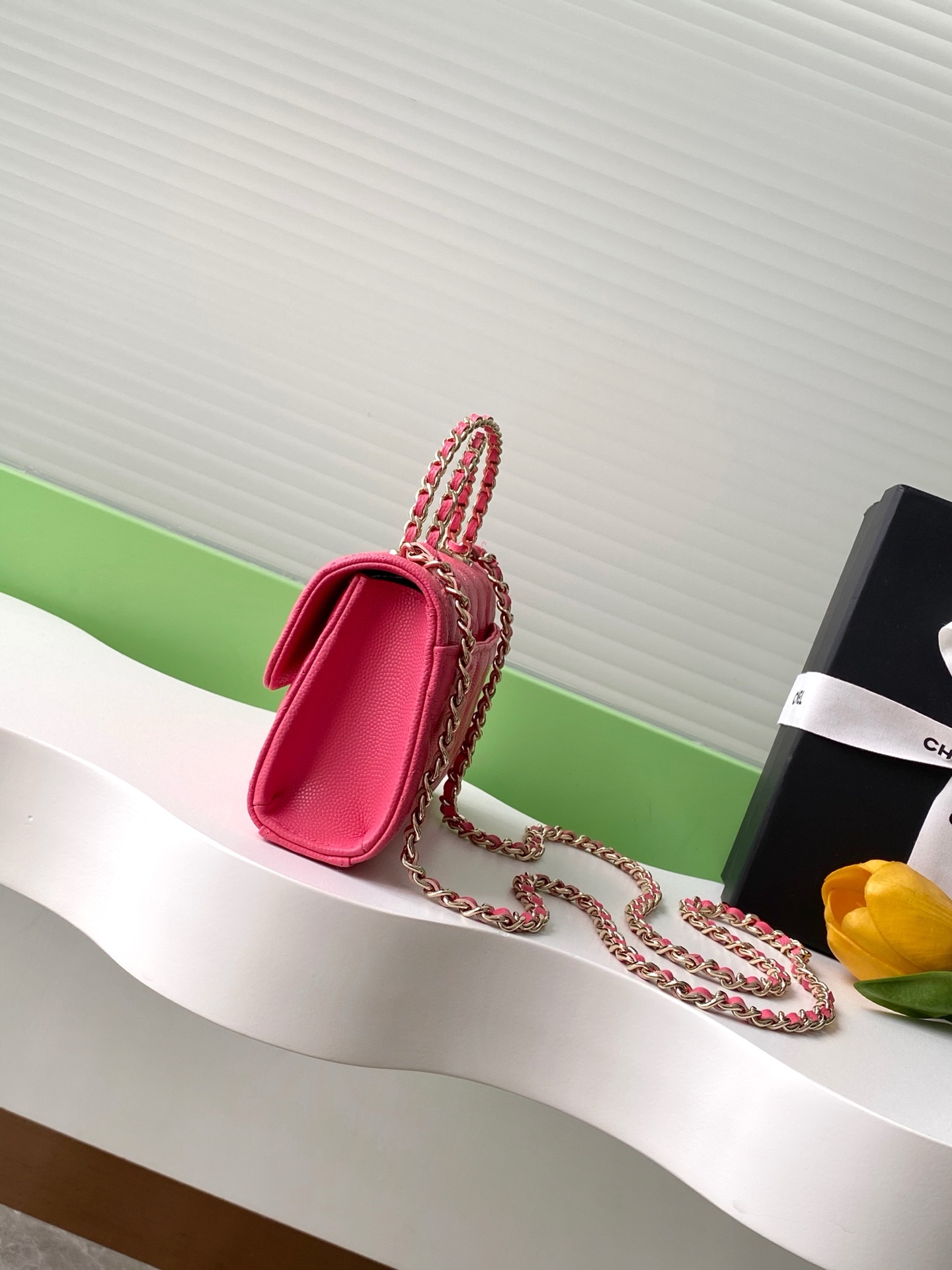 Chanel Matelasse Phone Case 2WAY Bag Pink