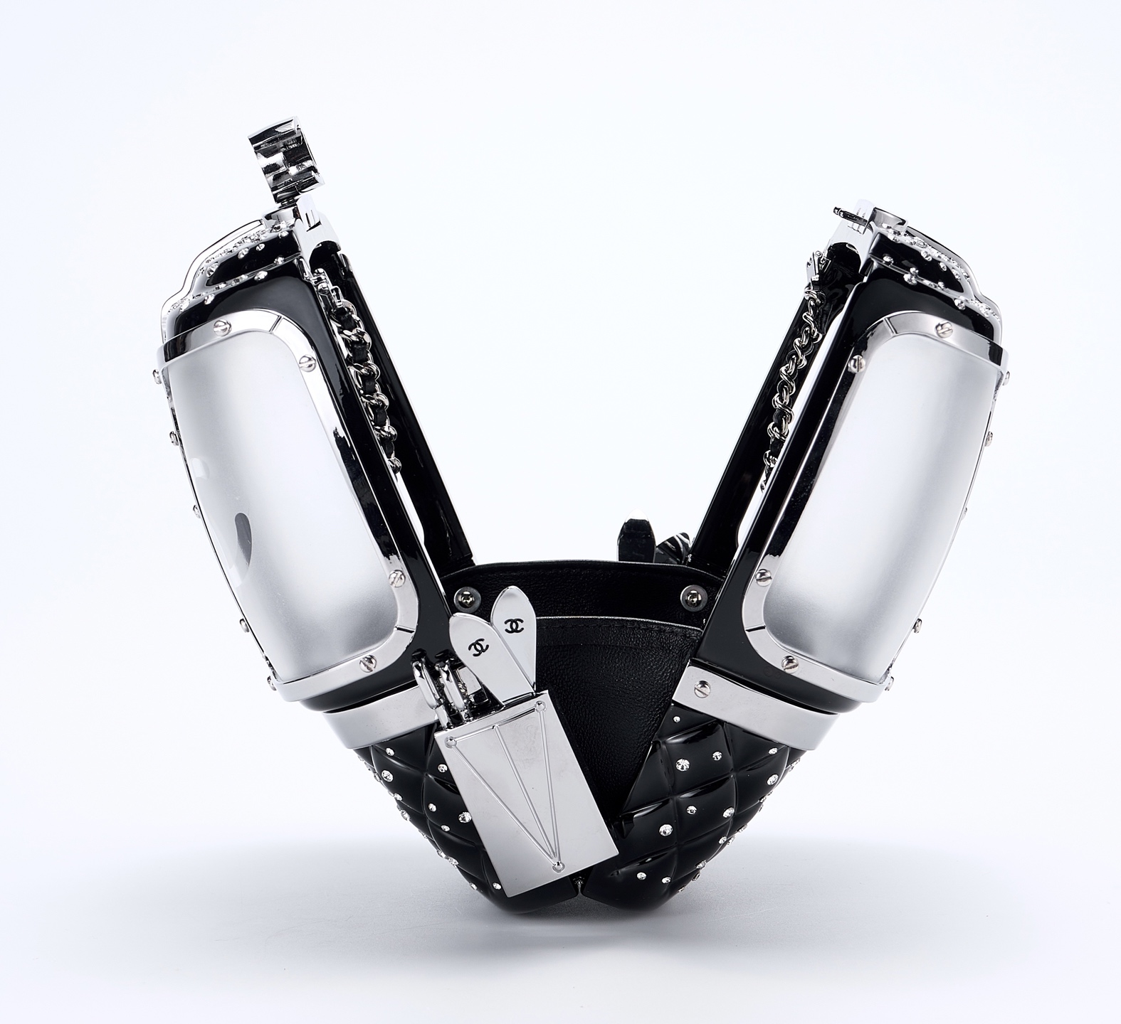 CHANEL Minaudiere Gondola Clutch Chain Shoulder Bag