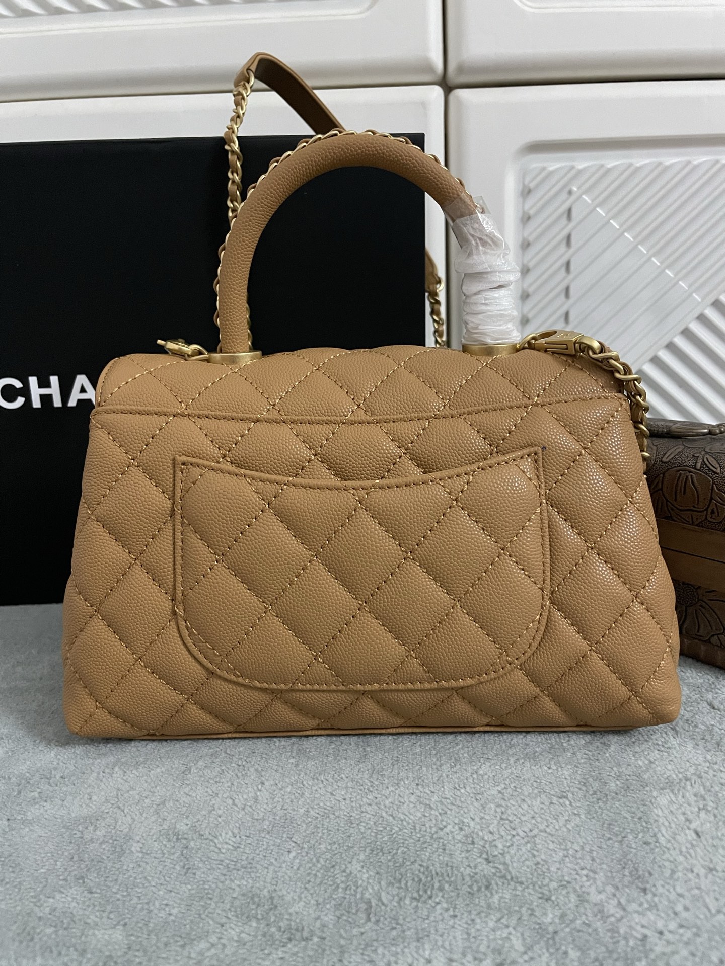 Chanel Mini Coco Handle Bag - Brown Handle Bags, Handbags - CHA956695