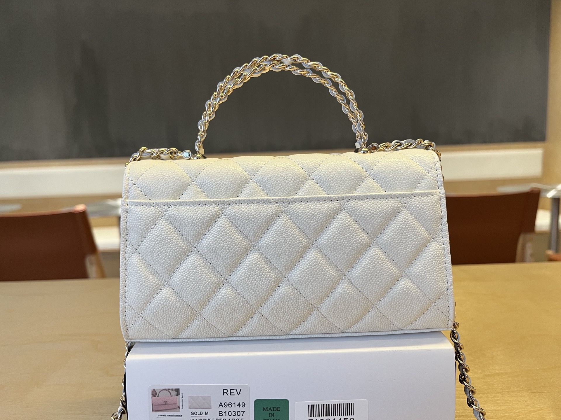 Chanel Mini Vanity With Coco Chain Light Pink Lambskin Gold