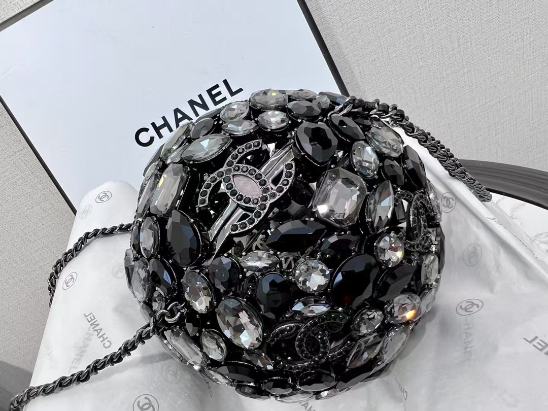 Chanel Patent Quilted Evening Star East West Flap Bag