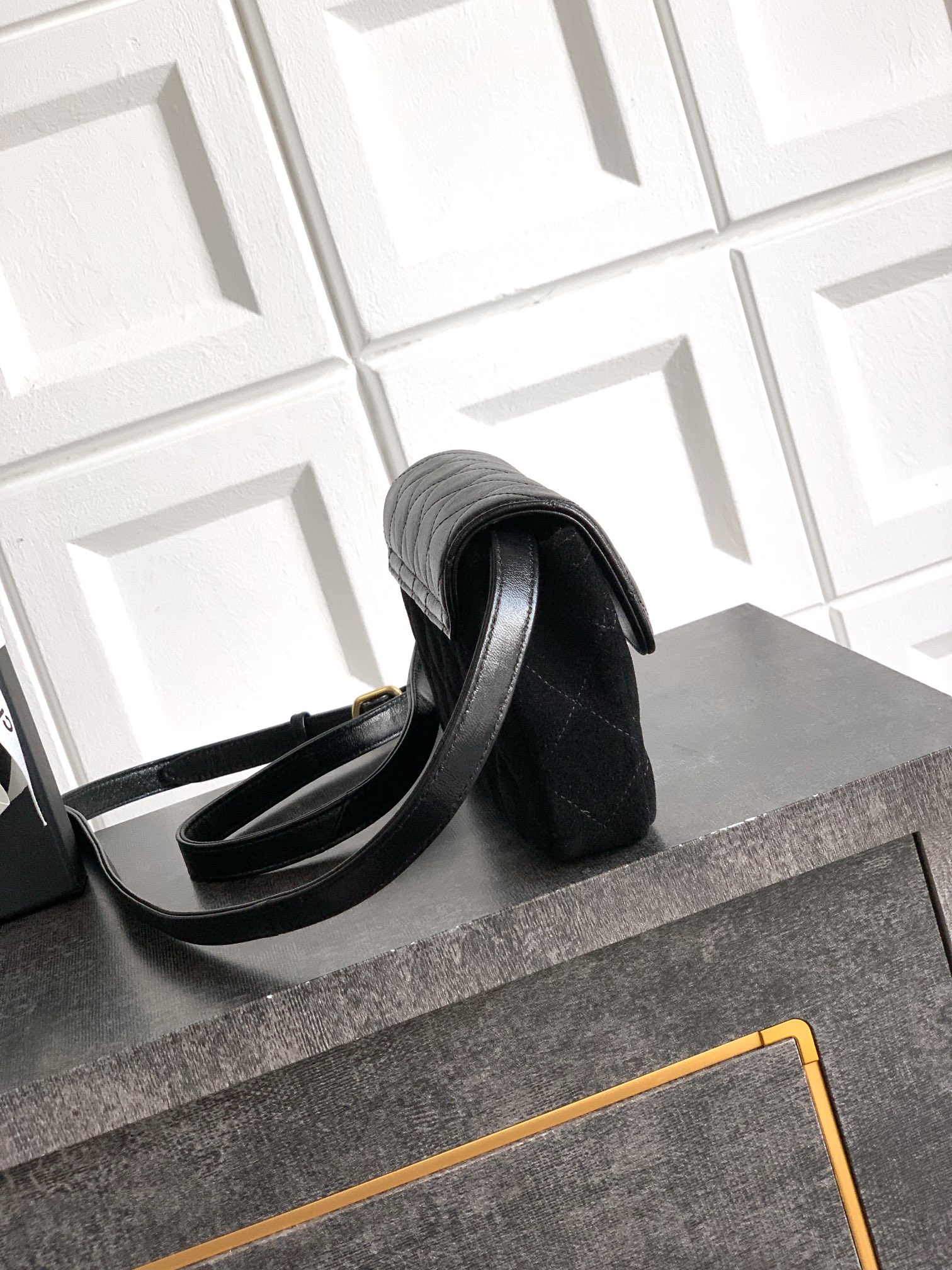 CHANEL Pre-Owned 1994 CC diamond-quilted Belt Bag  black