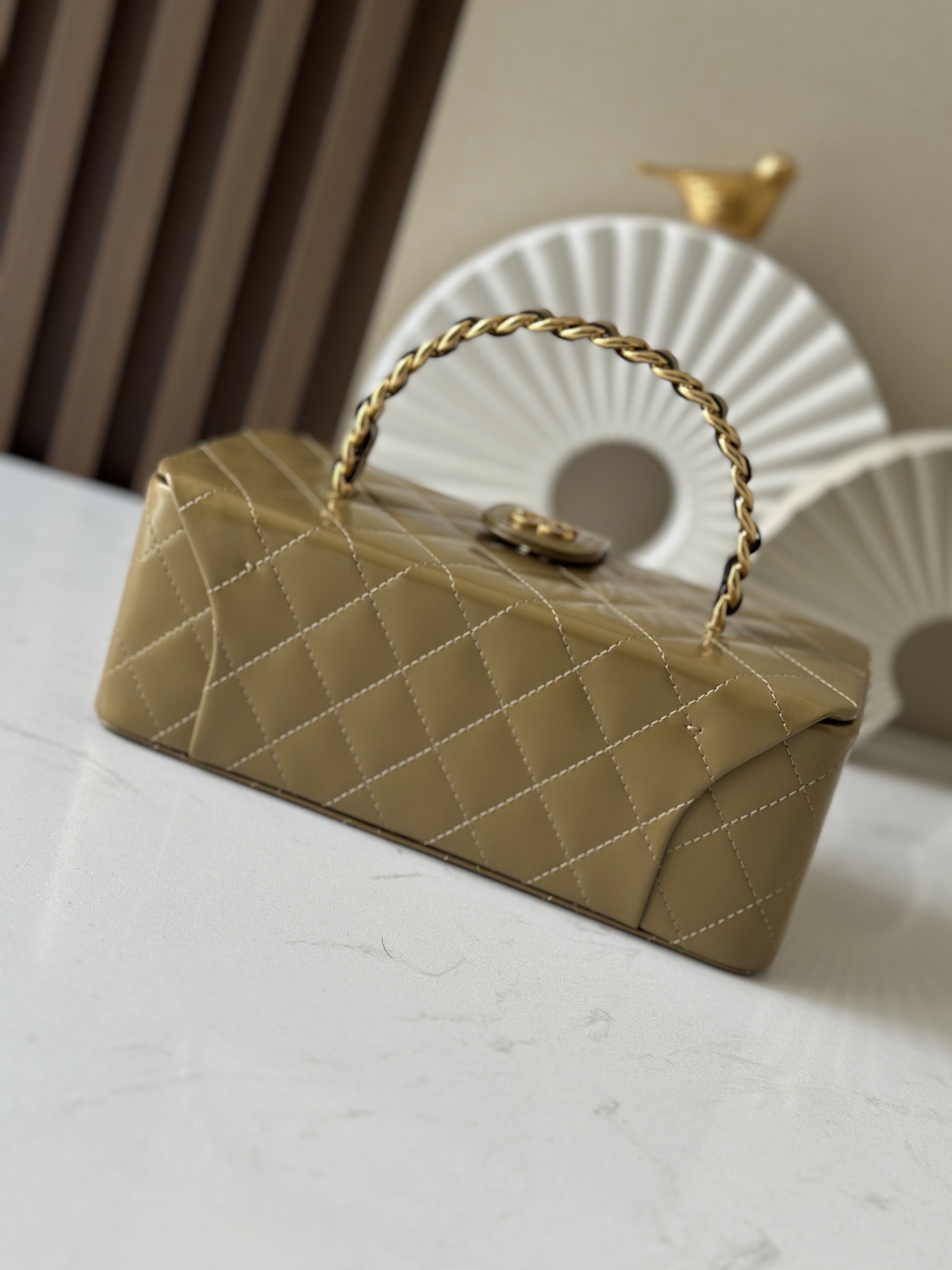 CHANEL Pre-Owned 1995 CC diamond-quilted Vanity Bag