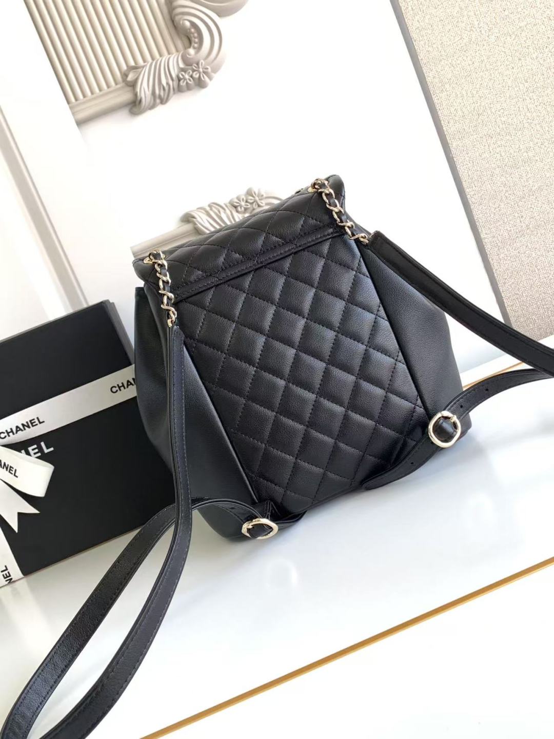 CHANEL Pre-Owned 2021 Duma Backpack | Black