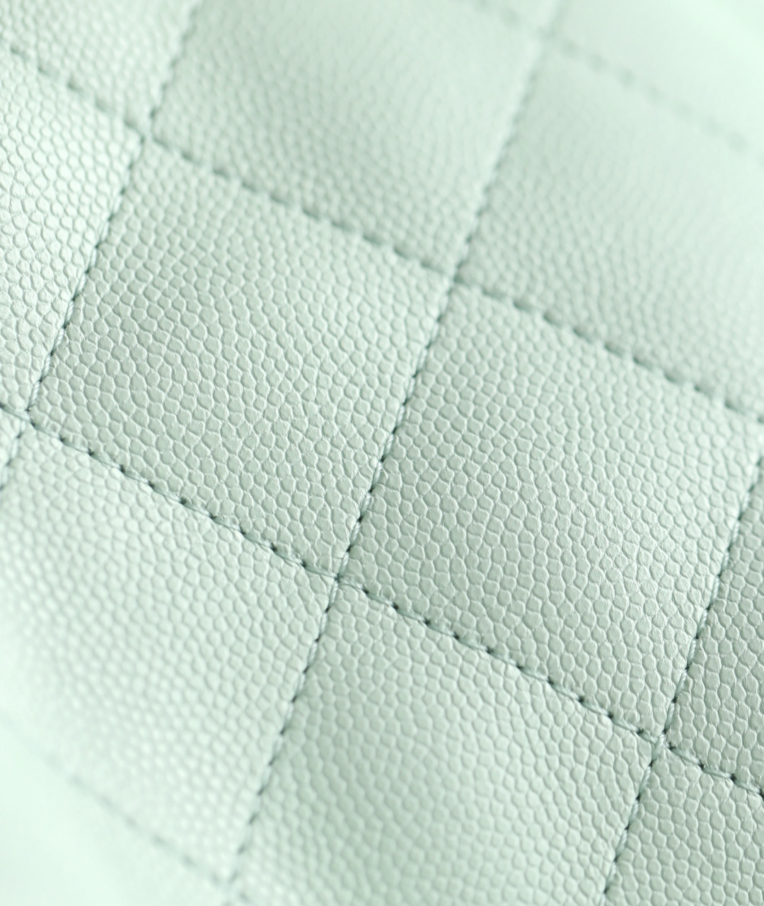 Chanel Small 25 Hobo Bag Light Green Caviar Antique Gold