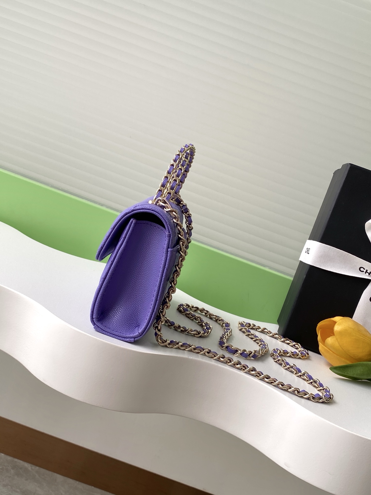 Chanel Trendy CC Lambskin 2 Way Shoulder Bag logo plate