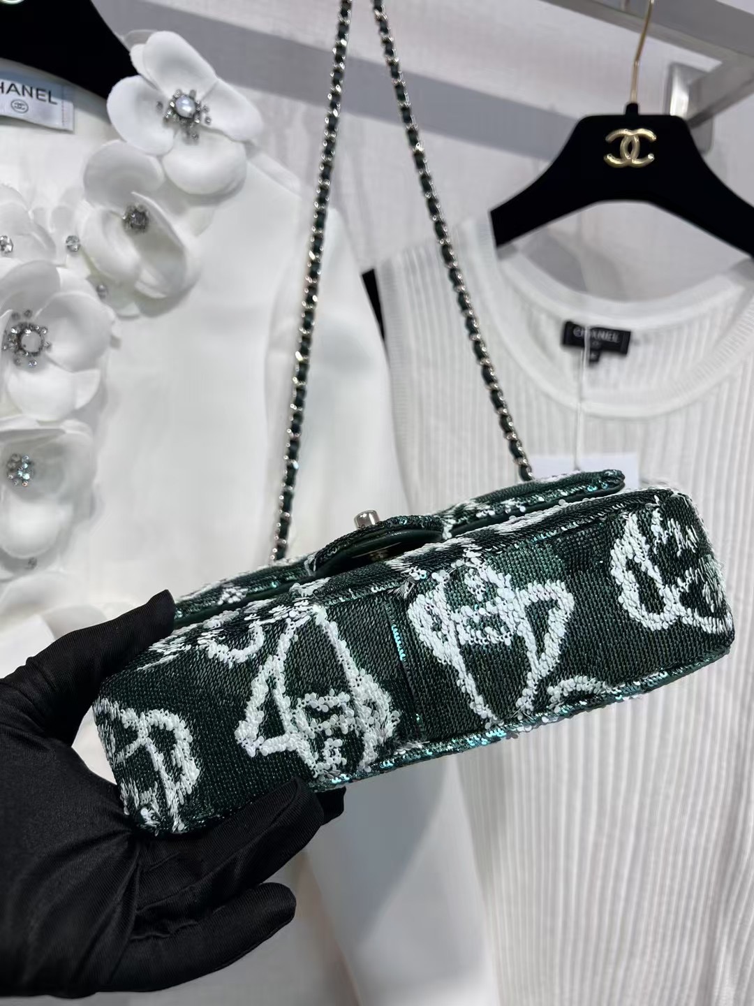 Chanel Tweed Westminster II Flap Bag - Black Shoulder Bags,