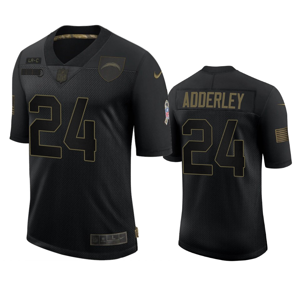 Adderley Chargers Black Jersey