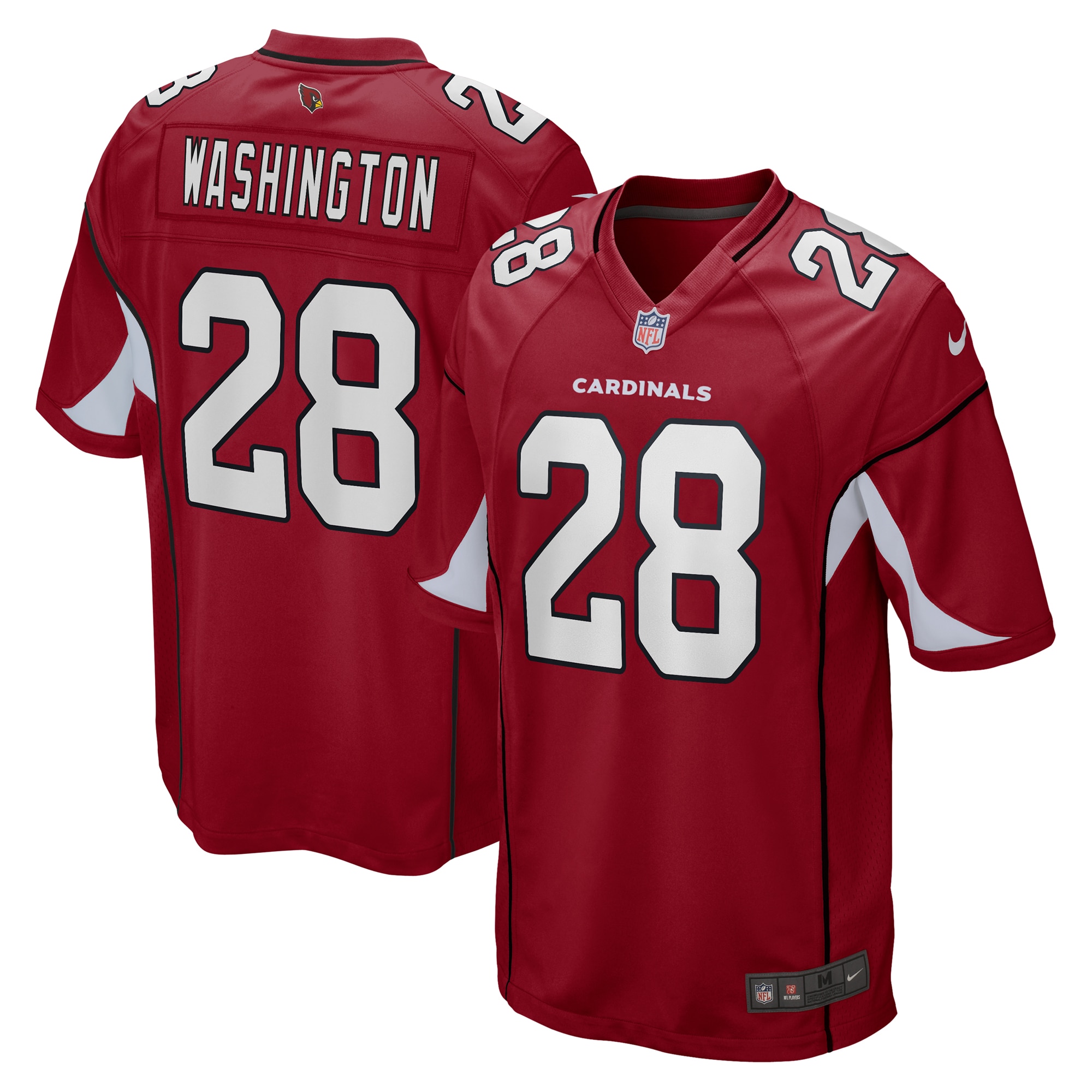 Charles Washington Arizona Cardinals Nike Game Jersey - Cardinal