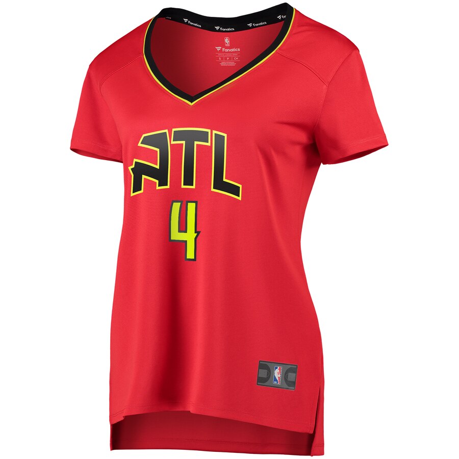 Charlie Brown Jr. Atlanta Hawks Fanatics Branded Women's Fast Break Player Jersey - Statement Edition - Red