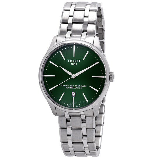Chemin Des Tourelles Automatic Green Dial Men's Watch