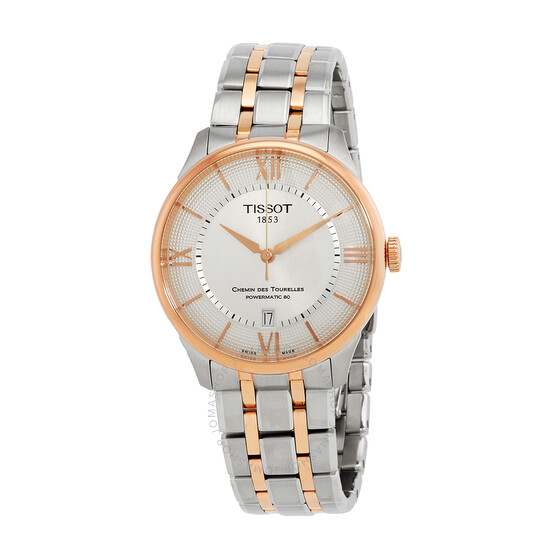 Chemin Des Tourelles Automatic Silver Dial Two-Tone Men's Watch