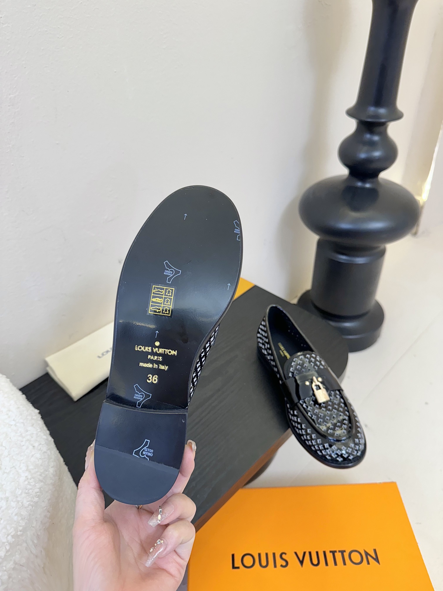 Chess Flat Loafer  Colours Noir Louis Vuitton