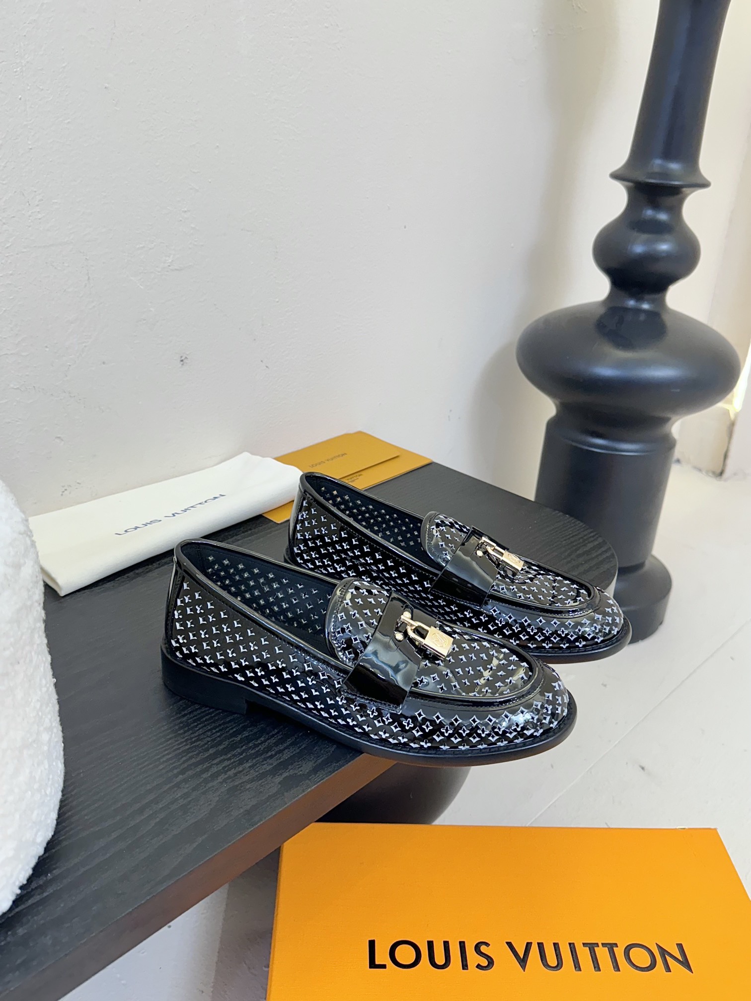 Chess Flat Loafer  Colours Noir Louis Vuitton