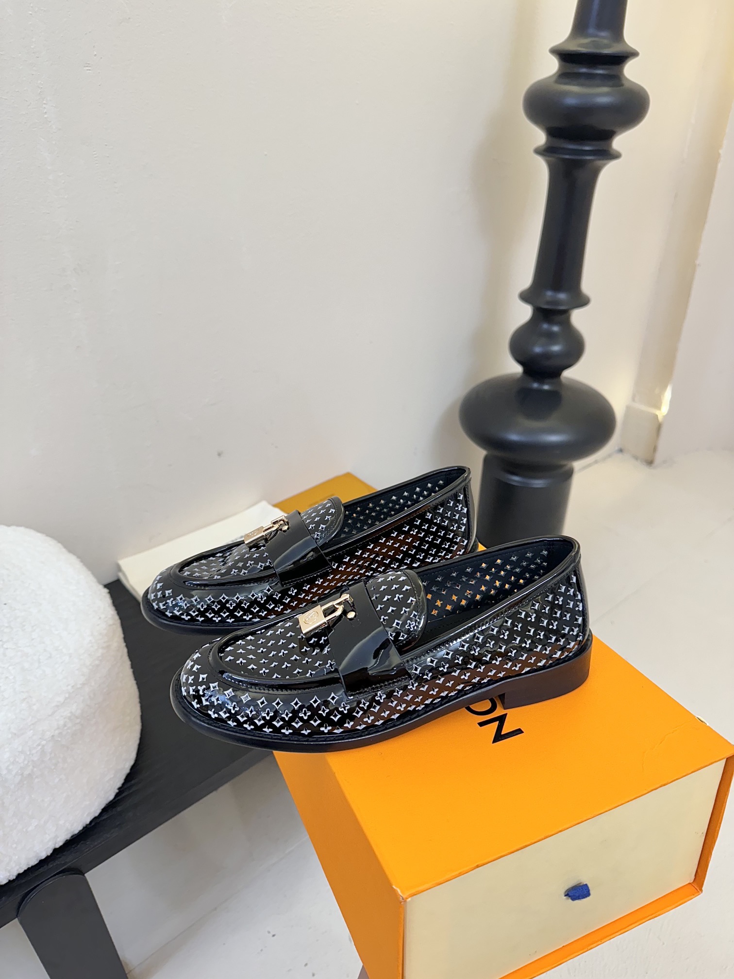 Chess Flat Loafer  Colours Noir Louis Vuitton