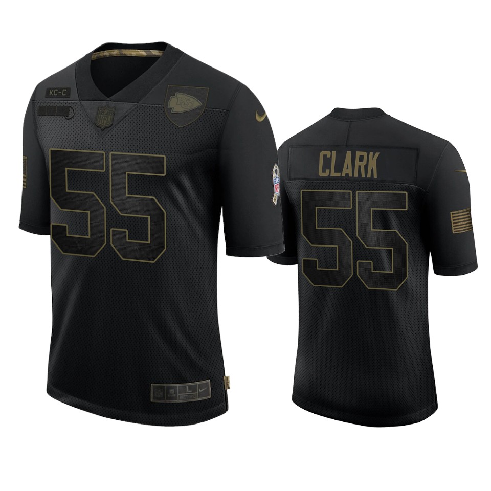 Frank Clark Chiefs Black Jersey