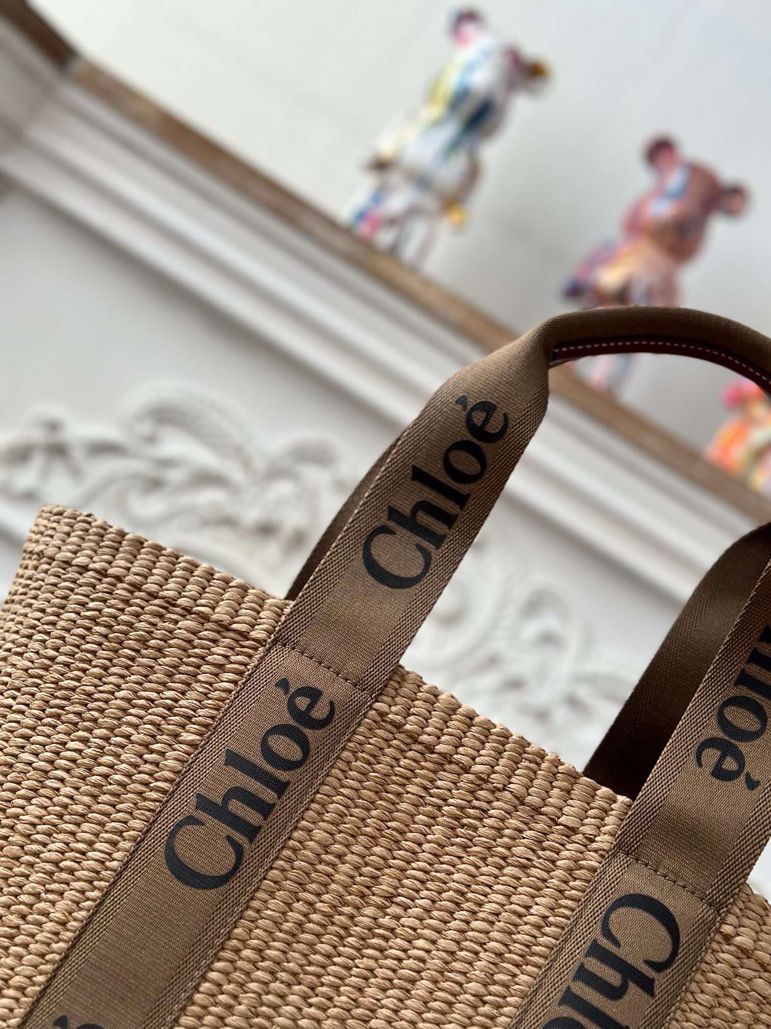 CHLOÉ X Mifuko Tote Woody Large Bag /in brown  ungetragen – Echtheitscheck