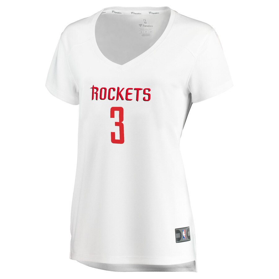 Chris Clemons Houston Rockets Fanatics Branded Women's Fast Break Replica Jersey White - Association Edition