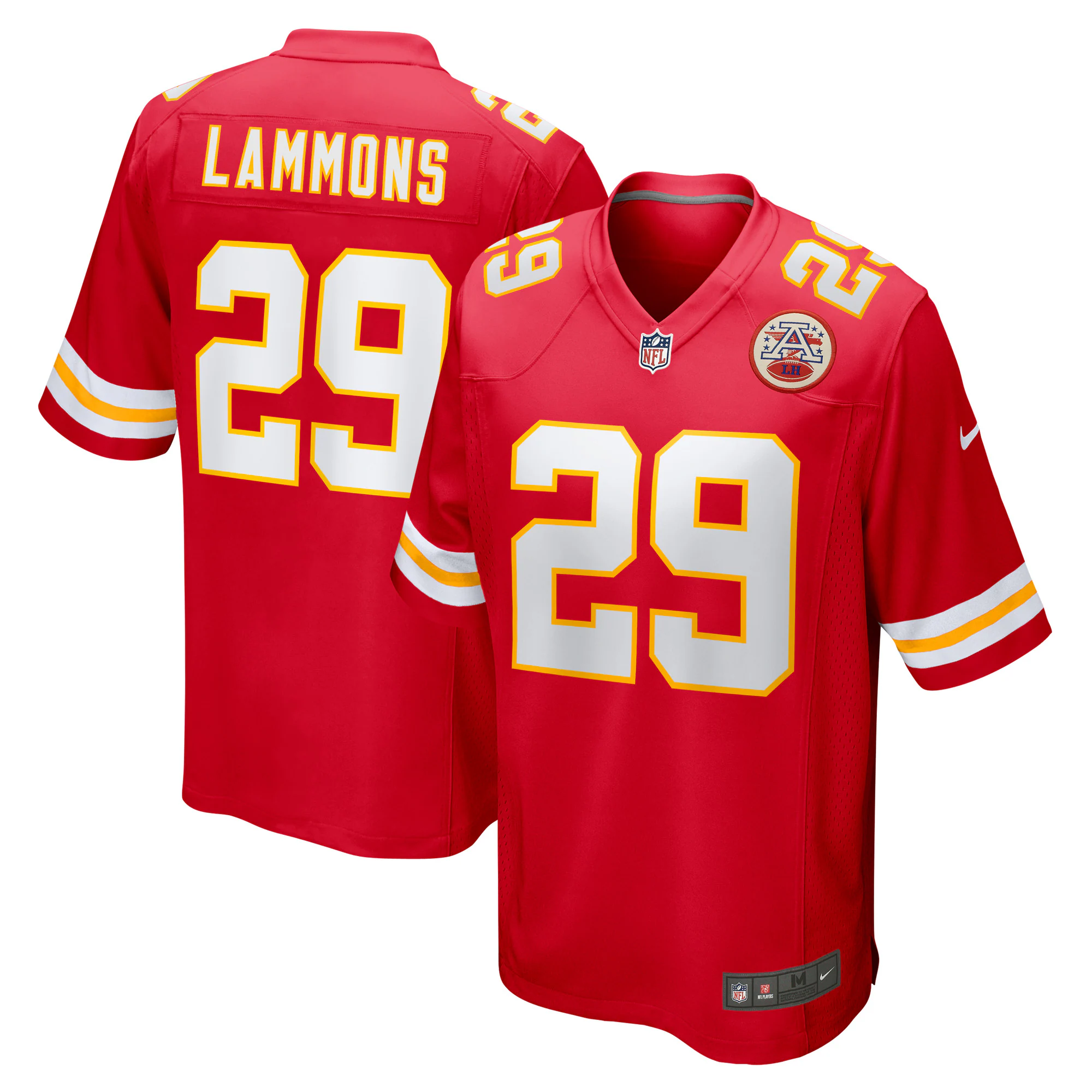 Chris Lammons Kansas City Chiefs Nike Team Game Player Jersey - Red