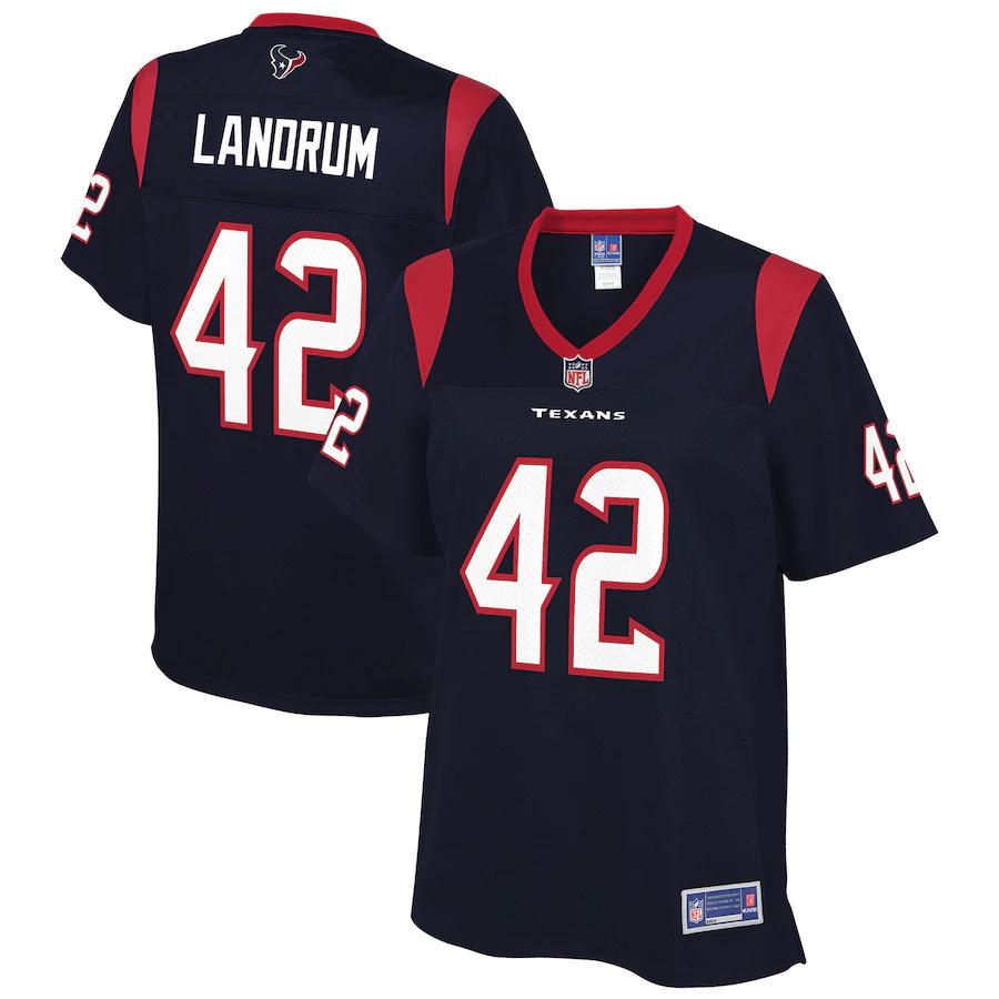 Texans Landrum Navy Jersey