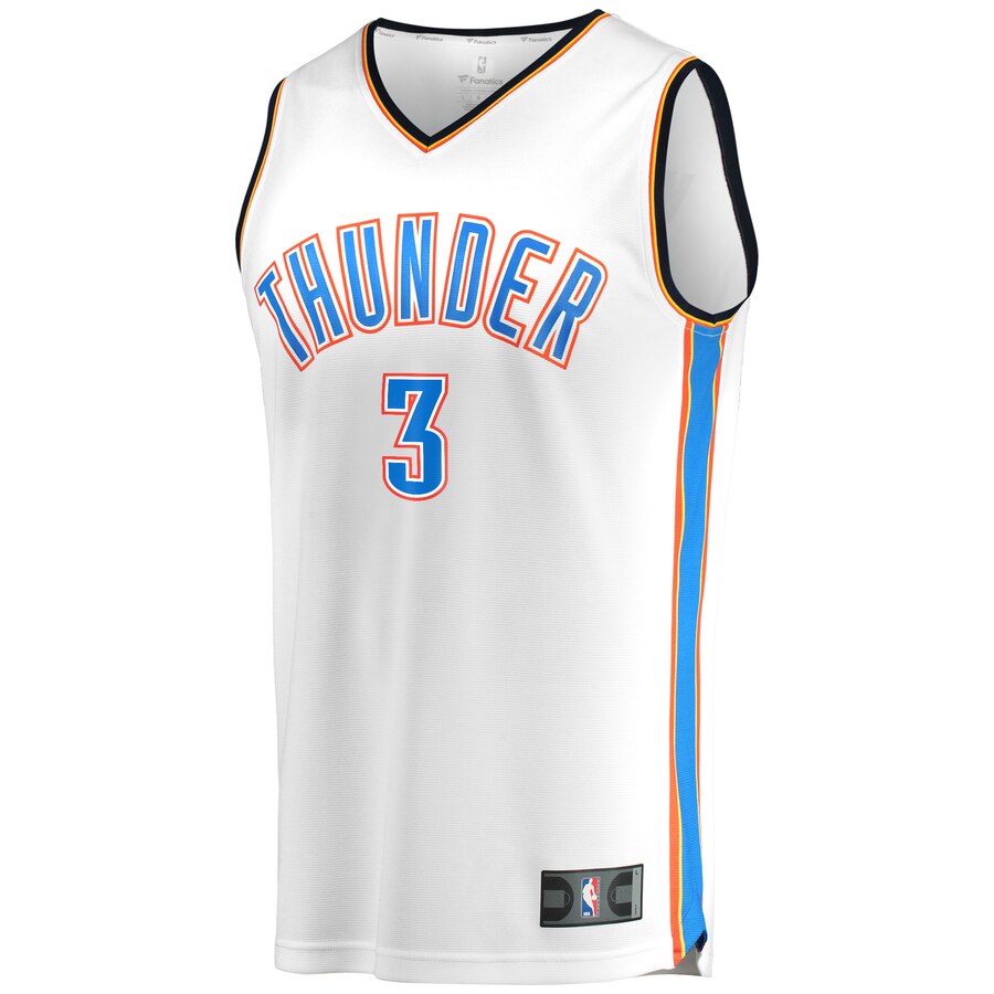 Chris Paul Oklahoma City Thunder Fanatics Branded Fast Break Replica Player Jersey White - Association Edition