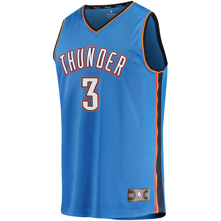 Chris Paul Oklahoma City Thunder Fanatics Branded Youth Fast Break Replica Player Jersey Blue - Icon Edition