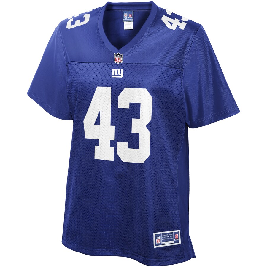 Chris Peace New York Giants NFL Pro Line Women's Player Jersey - Royal