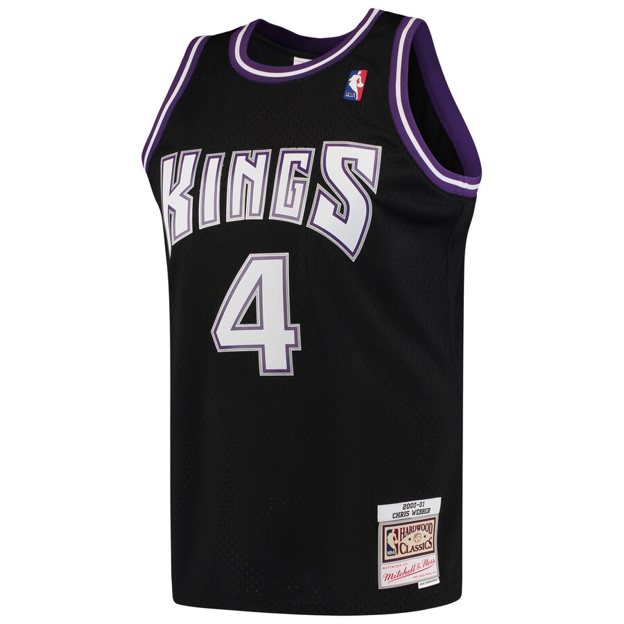 Chris Webber Sacramento Kings Mitchell & Ness Hardwood Classics 2000-01 Swingman Jersey - Black