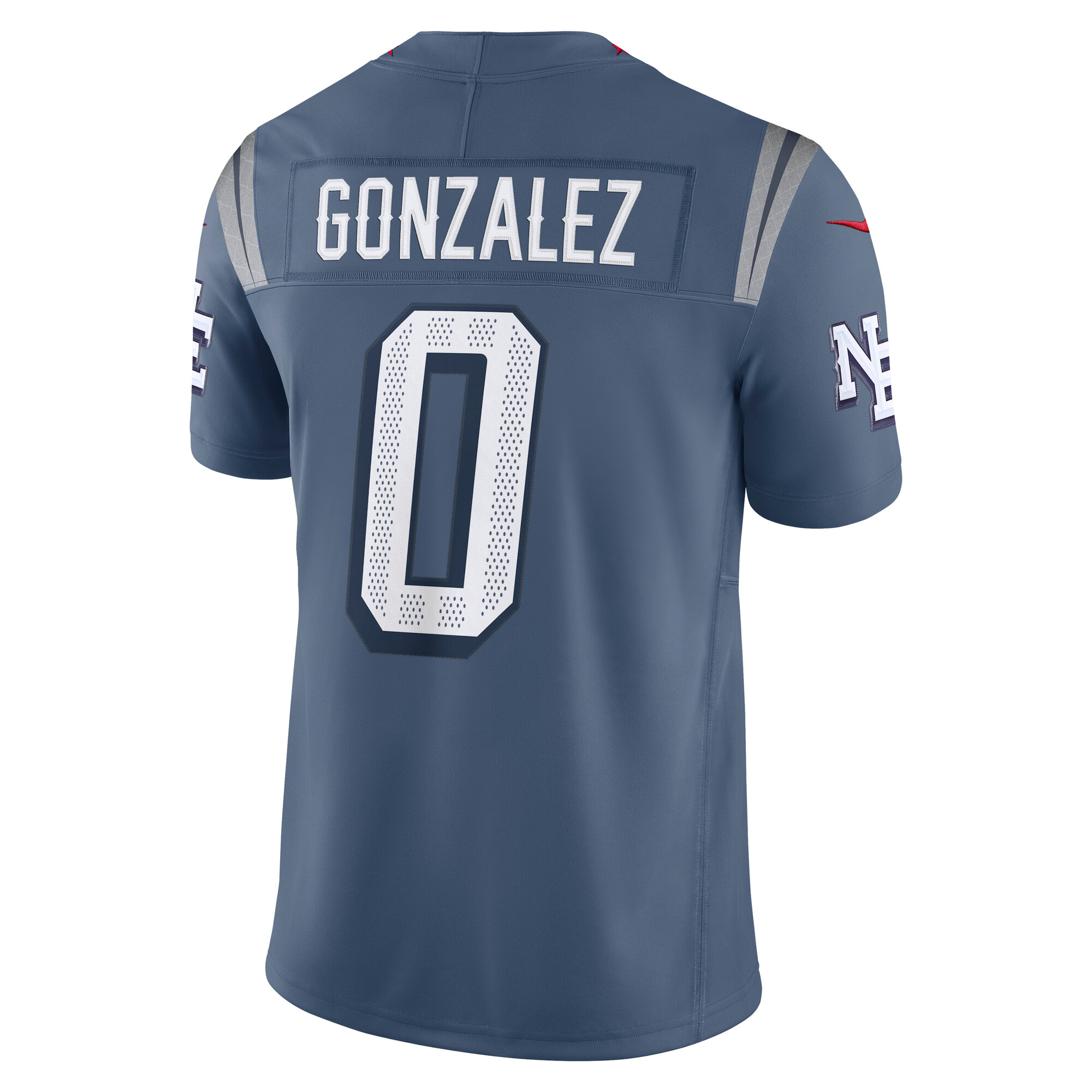 Christian Gonzalez New England Patriots Nike 2025 Rivalries Collection Limited Jersey – Storm Blue