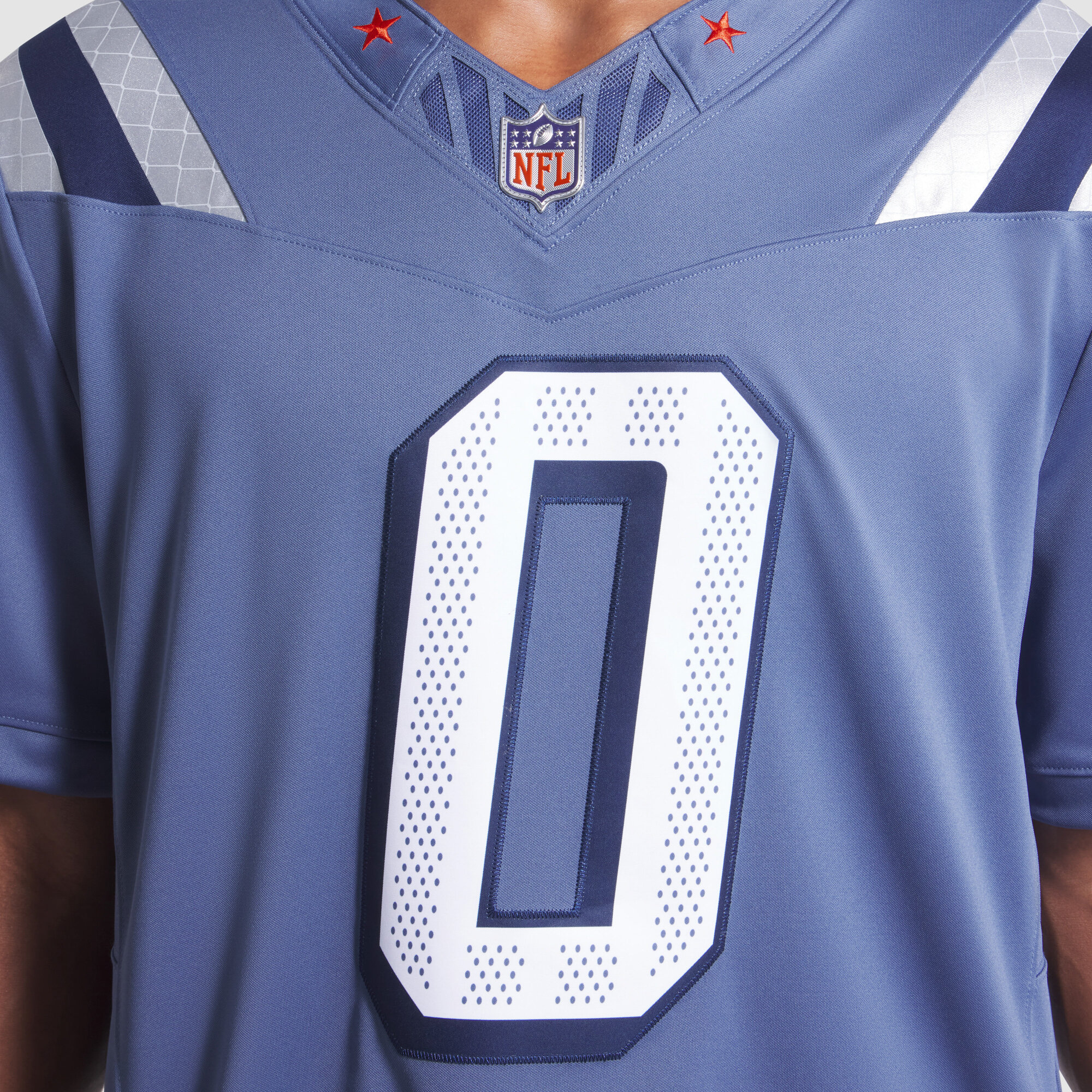 Christian Gonzalez New England Patriots Nike 2025 Rivalries Collection Limited Jersey – Storm Blue