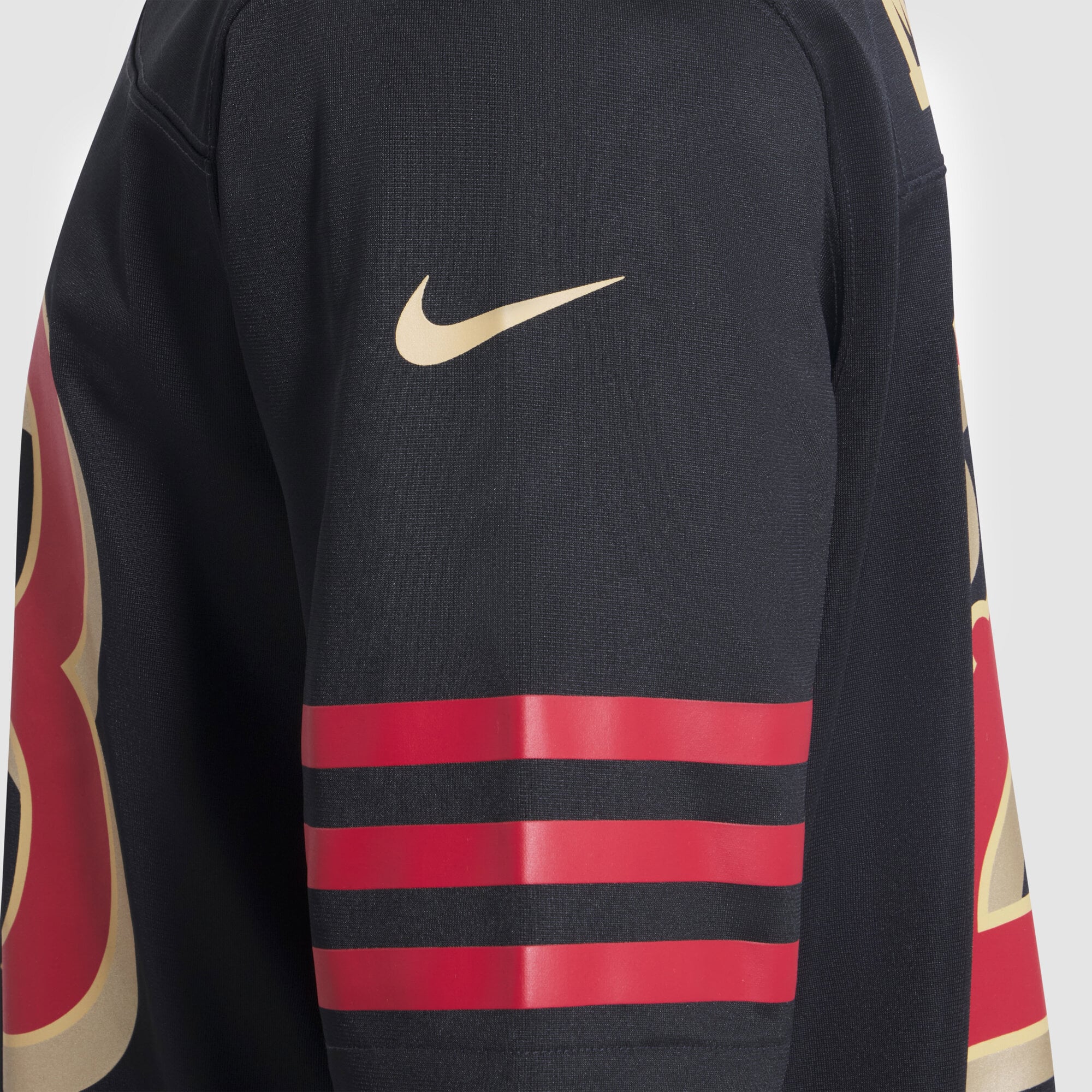 Christian McCaffrey San Francisco 49ers Nike 2025 Rivalries Collection Game Jersey – Black