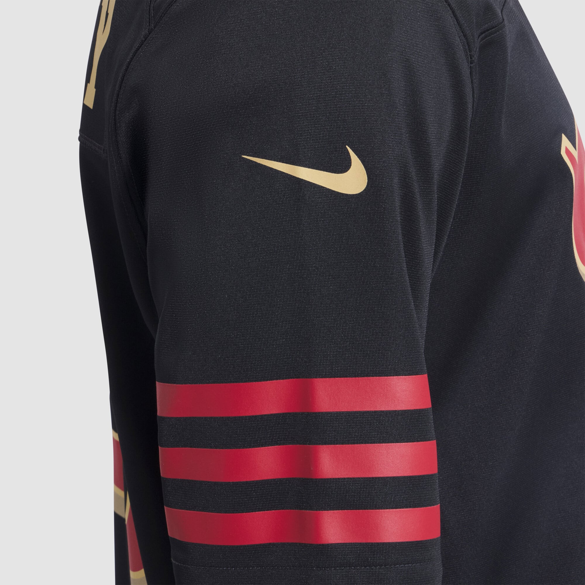 Christian McCaffrey San Francisco 49ers Nike 2025 Rivalries Collection Game Jersey – Black