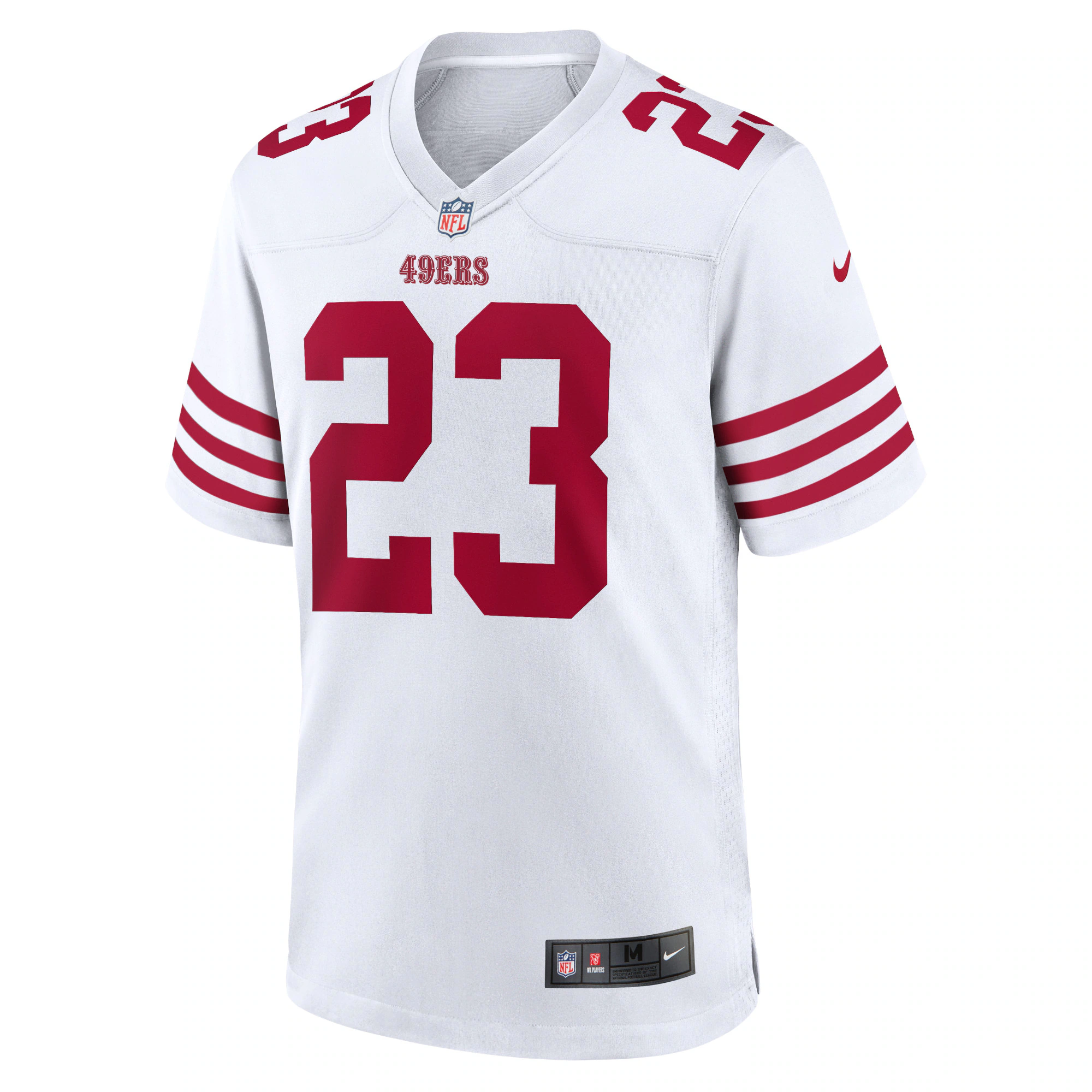 Christian McCaffrey San Francisco  Nike Game Player Jersey – Scarlet