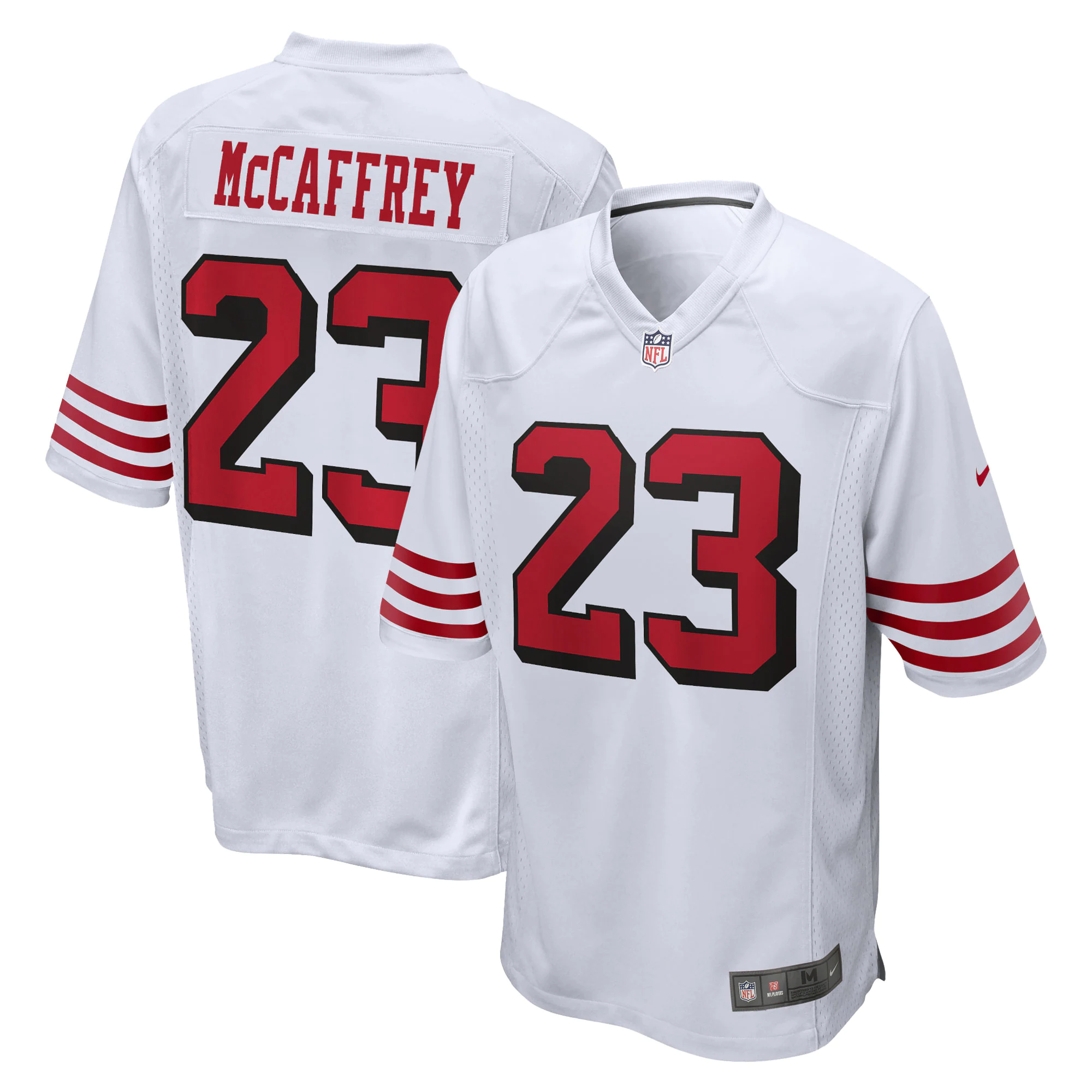 Christian McCaffrey San Francisco  Nike Game Player Jersey – Scarlet