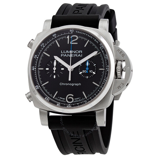 Chronograph Automatic Black Dial Men's Watch