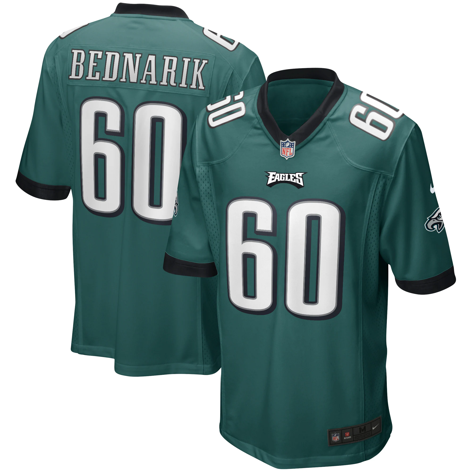 Chuck Bednarik Philadelphia Eagles Nike Game Retired Player Jersey – Midnight Green