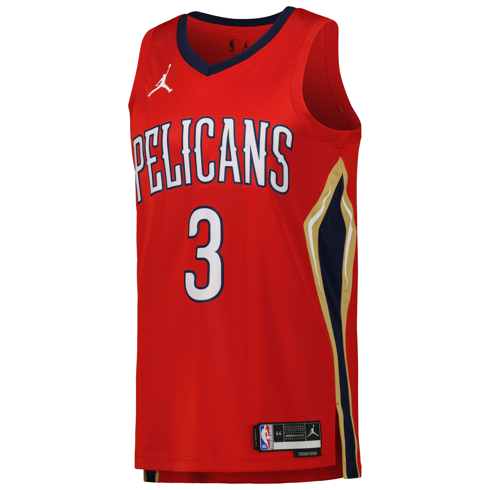 Jordan Pelicans McCollum Jersey - Amazing 2024 Statement Edition Red