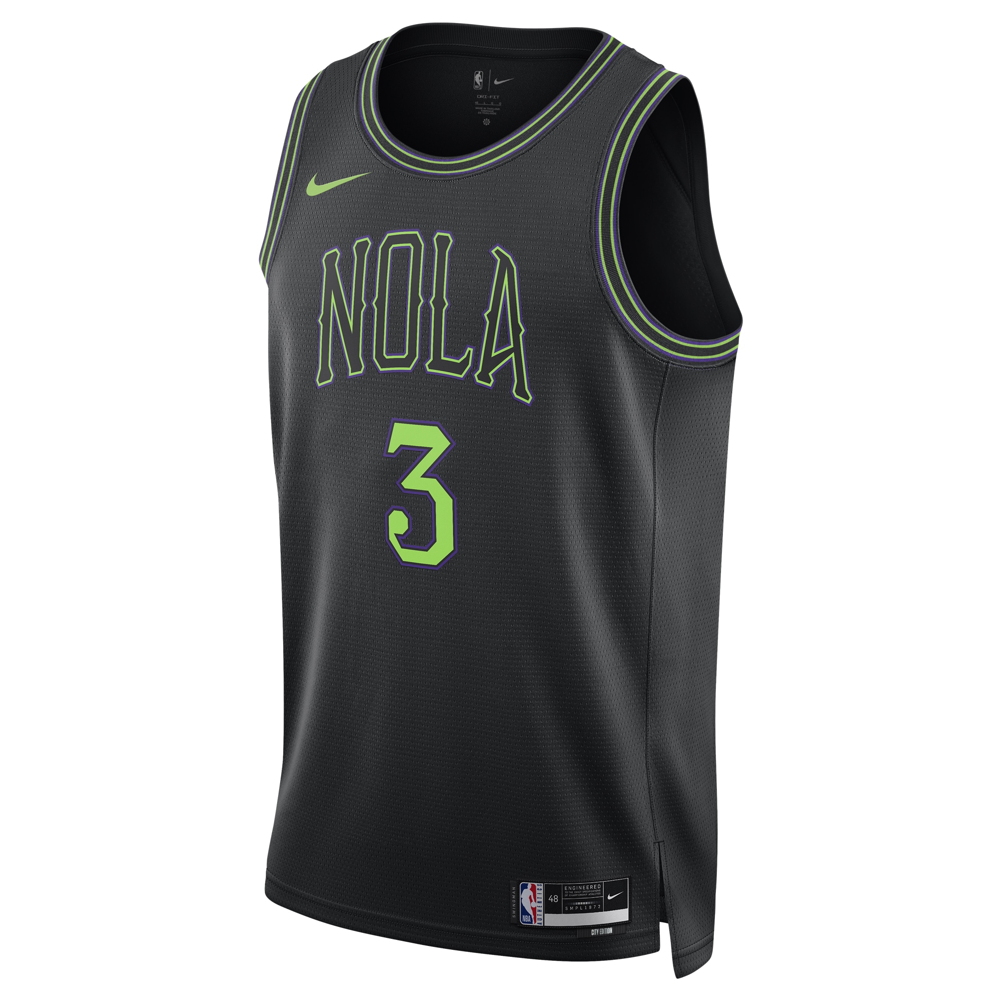 Nike McCollum Pelicans City Edition Jersey - Outstanding 2023/24 Fan Gear