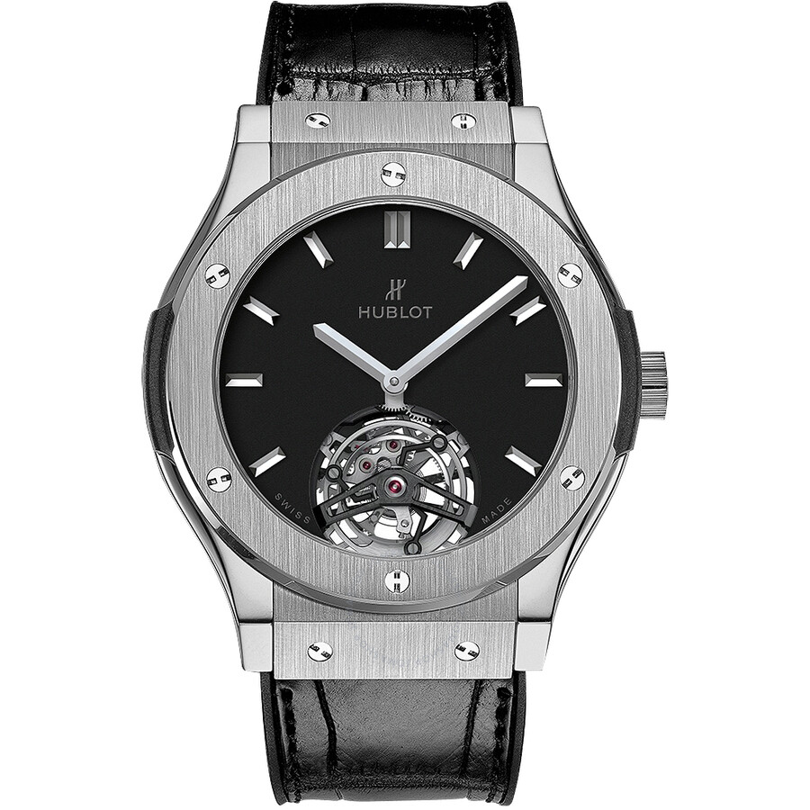 Classic Fusion Tourbillon 45mm Dial Black Hand Wind Men's Watch