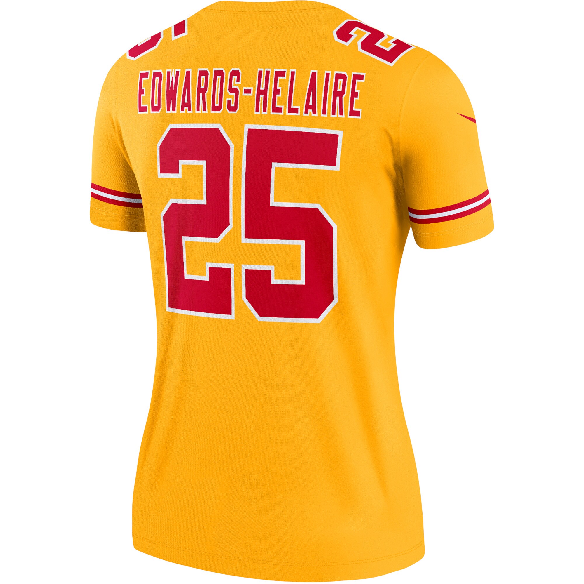 Clyde Edwards-Helaire Kansas City Chiefs Nike Women's Inverted Legend Jersey - Gold