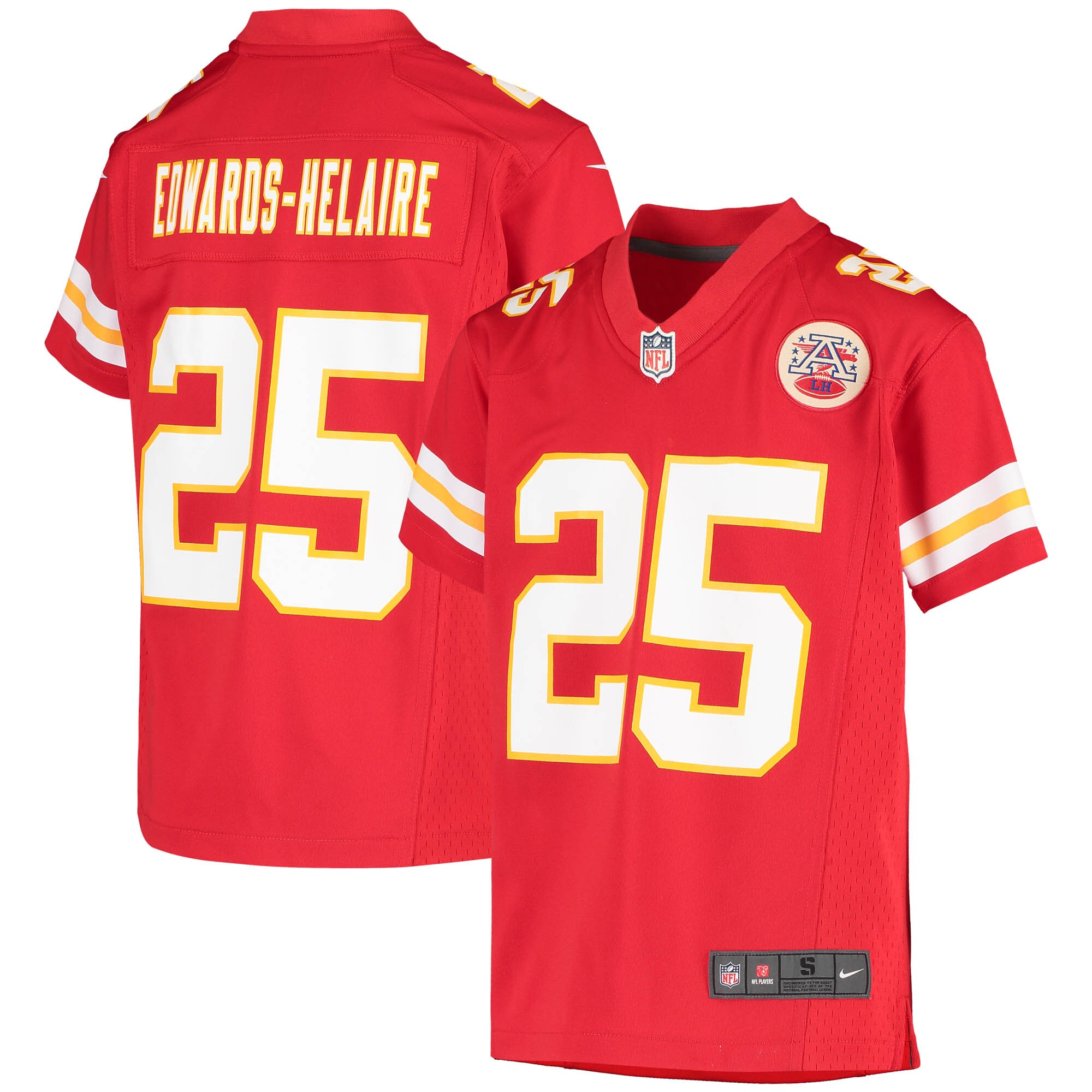 Clyde Edwards-Helaire Kansas City Chiefs Nike Youth Team Game Jersey - Red