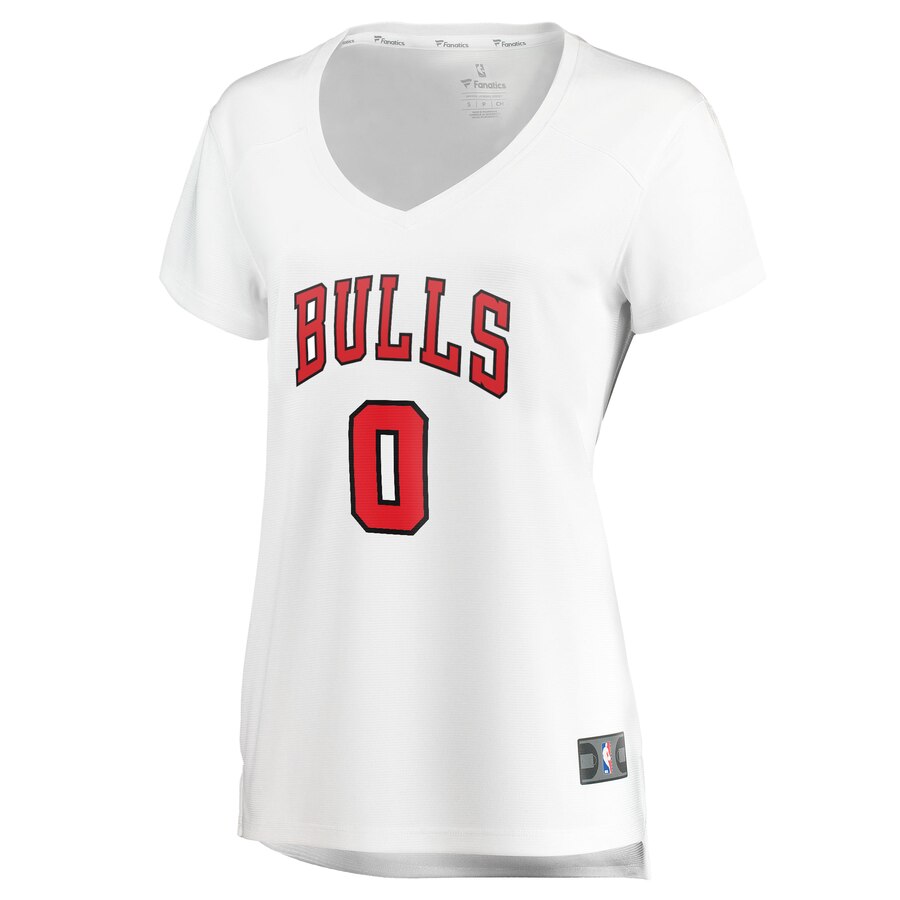 Coby White Chicago Bulls Fanatics Branded Women's Fast Break Replica Jersey White - Association Edition