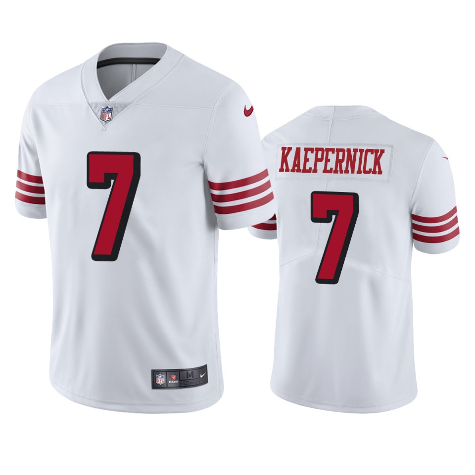 Colin Kaepernick  White Color Rush Limited Jersey