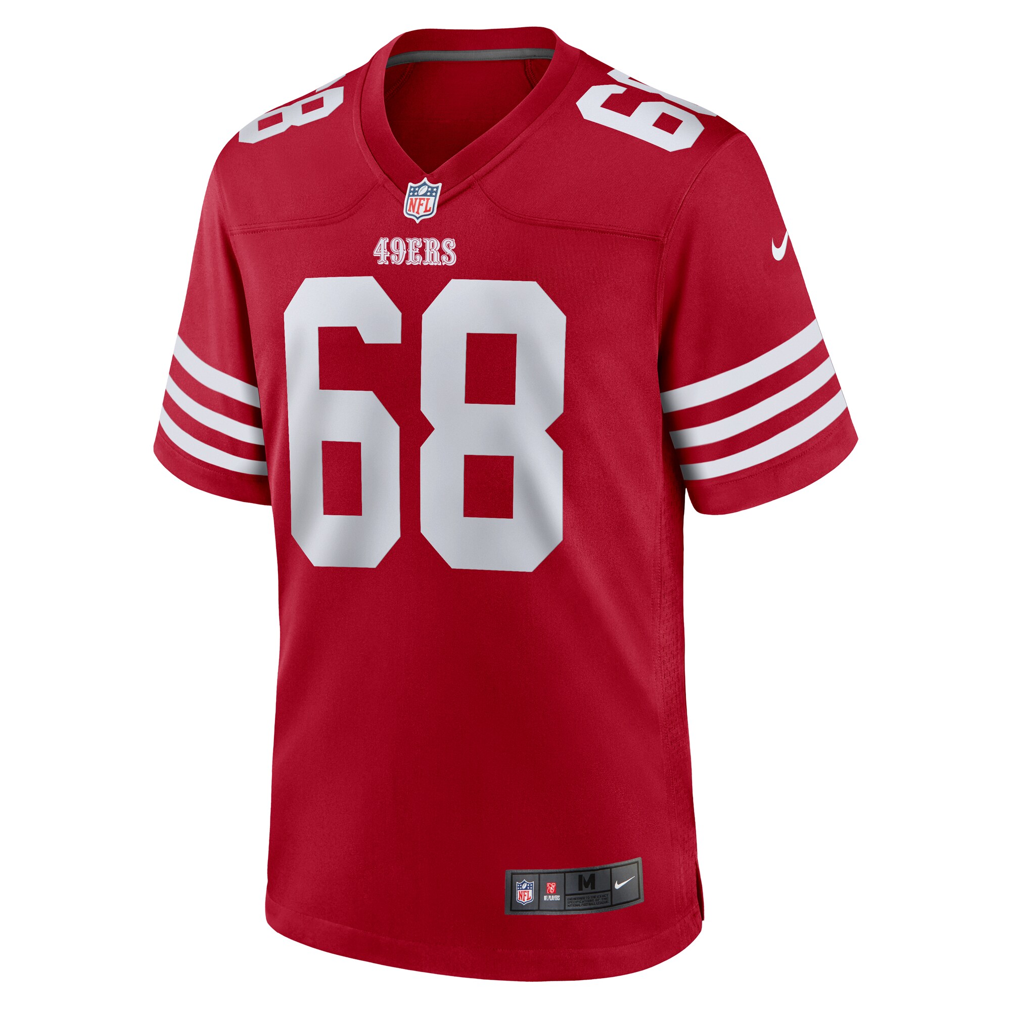 Colton McKivitz San Francisco 49ers Nike  Game Jersey -  Scarlet
