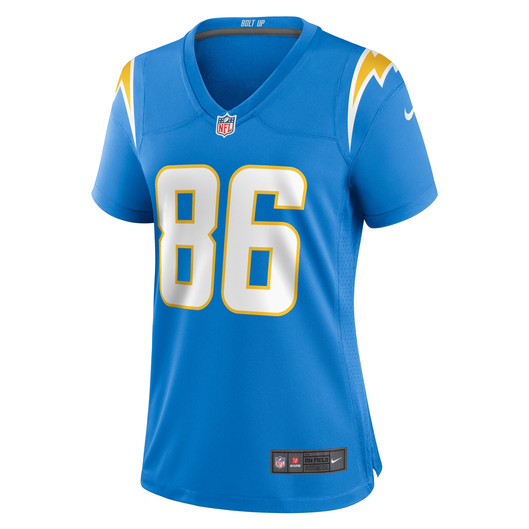 Cornelius Johnson Los Angeles Chargers Nike Women's  Game Jersey -  Powder Blue