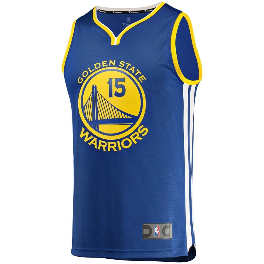 Damian Jones Golden State Warriors Fanatics Branded Youth Fast Break Road Replica Jersey Royal - Icon Edition