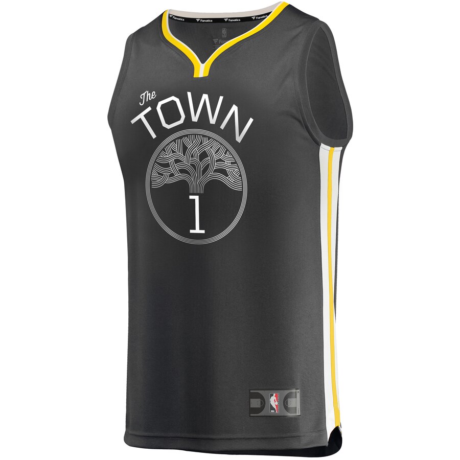 Damion Lee Golden State Warriors Fanatics Branded Fast Break Replica Player Team Jersey - Statement Edition - Black