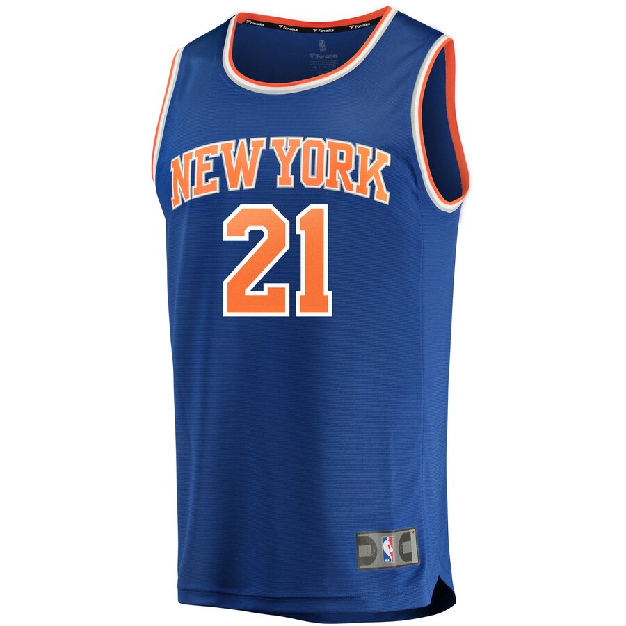 Damyean Dotson New York Knicks Fanatics Branded Fast Break Road Replica Player Jersey Royal - Icon Edition